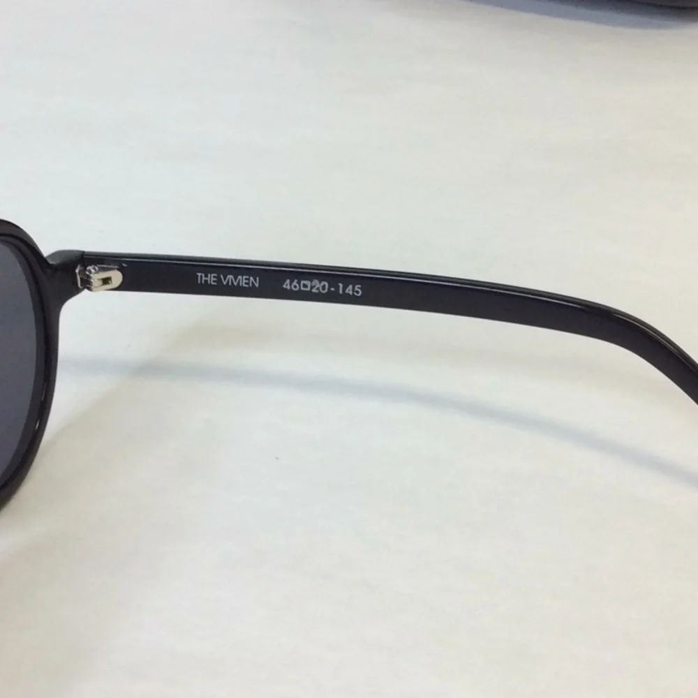 KOMONO sunglasses glossy black round NEW vivien